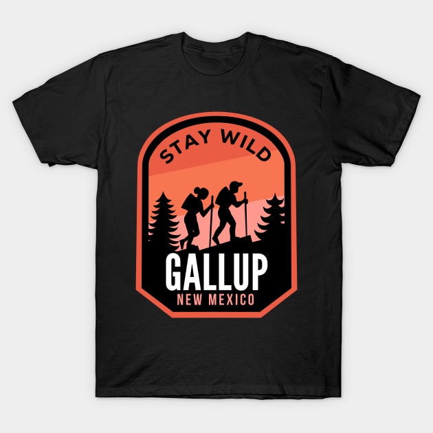 Gallup New Mexico Hiking in Nature T-Shirt by HalpinDesign